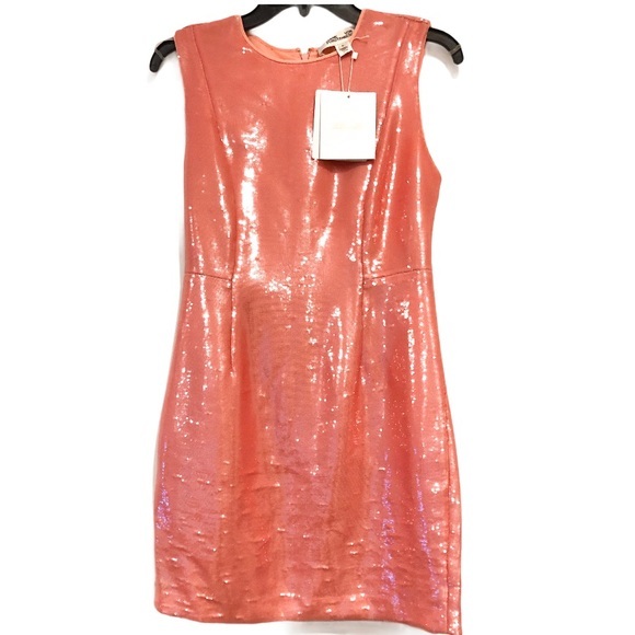 NWT Diane Von Furstenberg Sequin Mini Dress - Picture 6 of 6